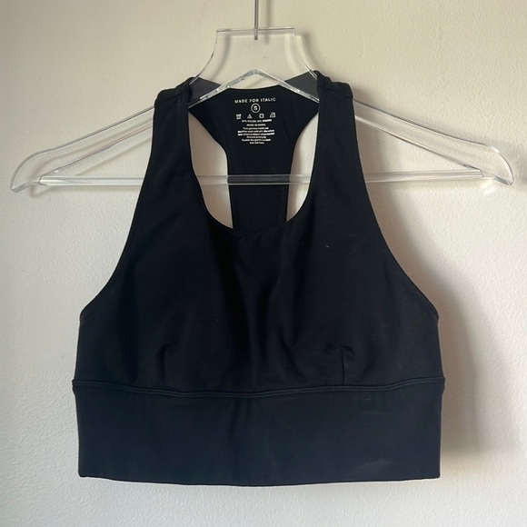 Italic Other - Italic Aura Racerback Sports Bra Black Small
